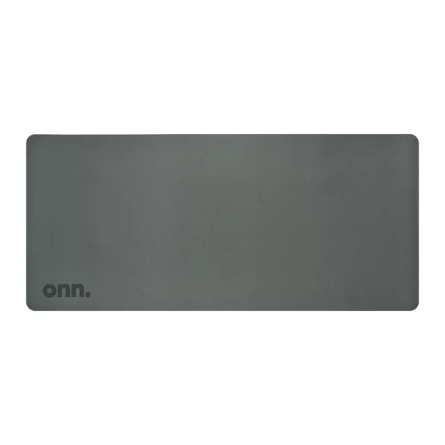 onn. XL Desktop Mouse Mat, Gray, 35" x 16"
